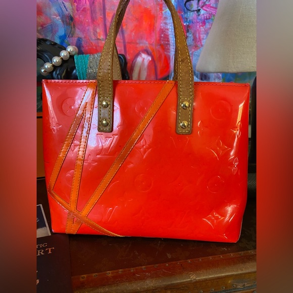 Ultra RARE LOUIS VUITTON Robert Wilson Vernis Purse Tote Shoulder Bag 02 NEON - Picture 5 of 10